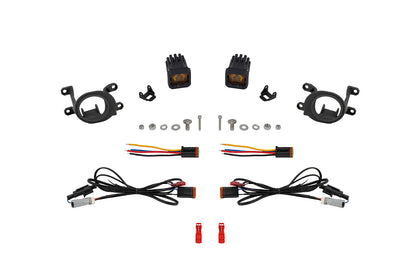 SSC1 LED Fog Light Kit for 22-24 Toyota RAV4, Yellow (3000K) Yellow SAE Fog Diode Dynamics