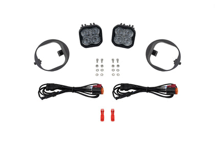 SS3 LED Fog Light Kit for 09-11 Honda Element, Sport White SAE Fog Diode Dynamics