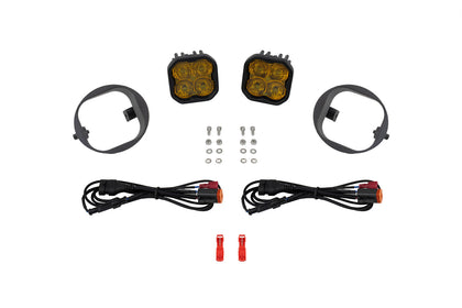 SS3 LED Fog Light Kit for 09-11 Honda Element, Sport Yellow SAE Fog Diode Dynamics