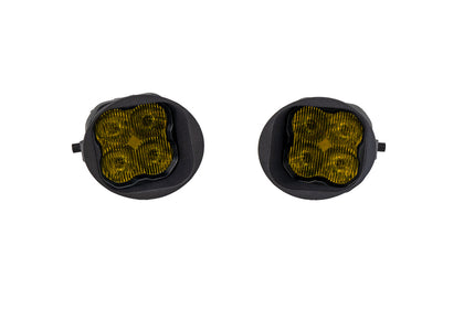 SS3 Sport Honda Element LED Fog Light Kit, Yellow SAE Fog Diode Dynamics