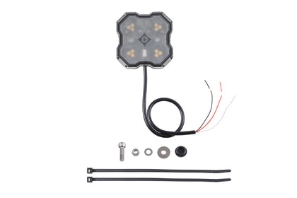Rock Light Amber White Hookup (single)