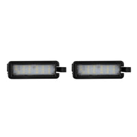 2017-2023 Jeep Compass LED License Plate Lights Pair, Clear Form Lighting