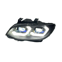 BMW E92 E93 LCI Laser Style LED Headlights (White/Yellow)