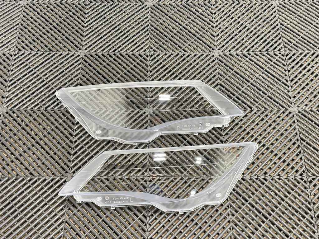 BMW E63 E64 6 Series 2004-2007 Headlight Replacement Lenses (Pair)