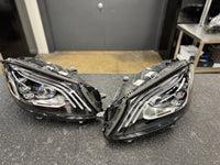 18-20 W222 Mercedes Benz S63 S450 S560 Headlight Lens Replacement Service