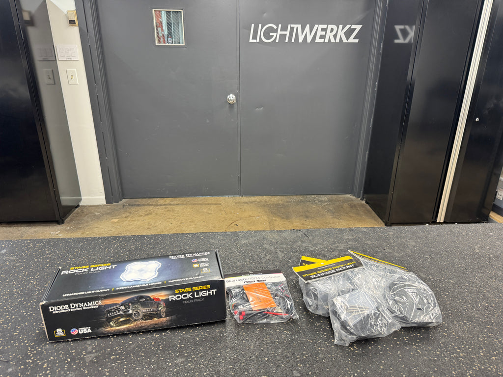 Stage Series Rock Light Kit 4pc RGBW (open box) (Closeout/final sale)