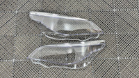 BMW E60 04-07 Pre-facelift Headlight Replacement Lenses w/LED Brows (Pair)