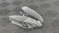BMW E60 04-07 Pre-facelift Headlight Replacement Lenses w/LED Brows (Pair)