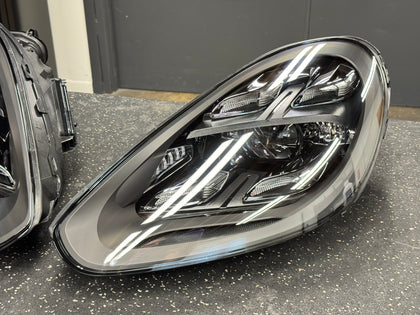 Porsche 958.2 Cayenne Matrix Style LED Headlights (Fits OEM Bixenon equipped models) (Final Sale / Open Box)