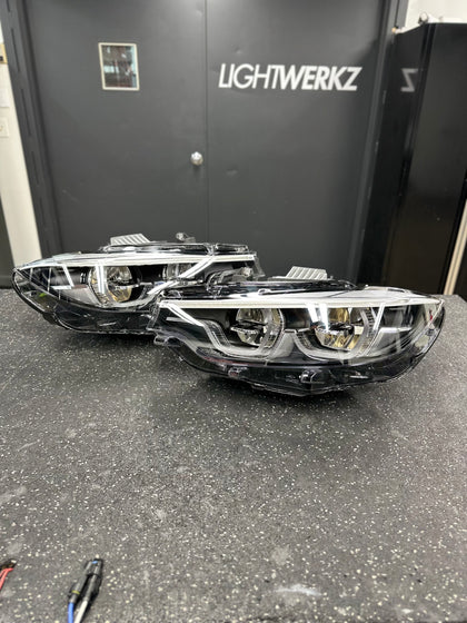 BMW 2018-2020 LCI F32 F33 F36 F80 F82 M3 M4 428i Headlight Lens Replacement Service