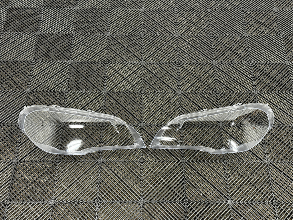 BMW E70 X5 Headlight Replacement Lenses (Pair)