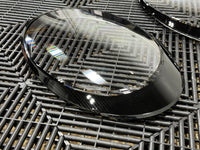 Porsche 997.1 997.2 997 Carrera Headlight Replacement Lenses (Pair) (Black)