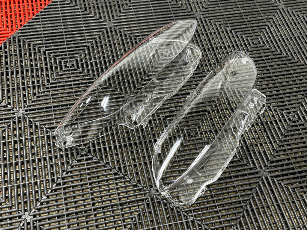 BMW E92 E90 E93 M3 Headlight Replacement Lenses (Pair) Lightwerkz