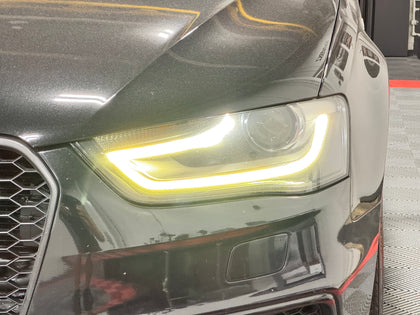 Audi A4 S4 B8.5 Headlight Lens Replacement Service & LED DRL Repair
