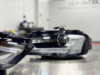 Audi A4 S4 B8.5 Headlight Lens Replacement Service & LED DRL Repair