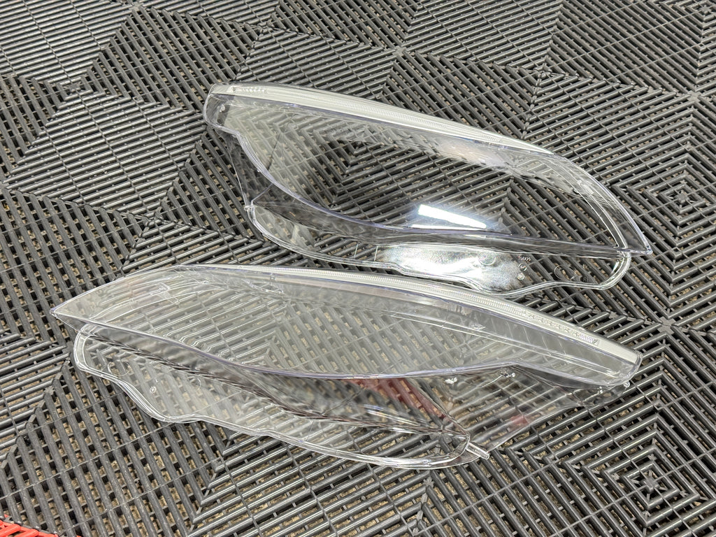 BMW E60 08-10 Facelift Headlight Replacement Lenses (Pair)