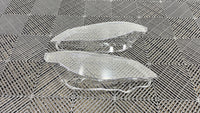 BMW E60 08-10 Facelift Headlight Replacement Lenses w/o LED Brows (Pair)