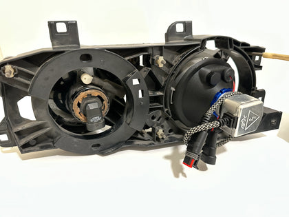 E34 Morimoto D2S Bi-Xenon Projector Retrofit Kit (DIY)