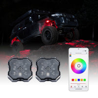Stage Series RGBW LED Rock Light Add On 2 Pack