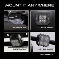 Stage Series Sxs Rock Light Installer Kit RGBW M8 4 Pack