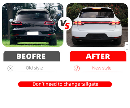 Porsche Macan 95B.1 2015-2018 Facelift LED Tail Light Conversion Kit