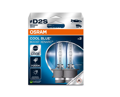 D2S  Osram 66240CBB Cool Blue Boost HID Xenon Bulbs (2 Pack)