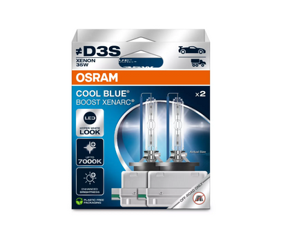 D3S Osram 66340CBB Cool Blue Boost HID Xenon Bulbs (2 Pack)