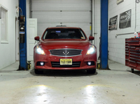 08-13 Infiniti G37 Sedan Headlight Lens Replacement Service