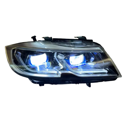 BMW E90 3 Series 05-12 Laser Style LED Headlights (White)