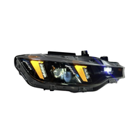 BMW F30 3 Series 12-19 Snake Eyes Style LED Headlights (White)