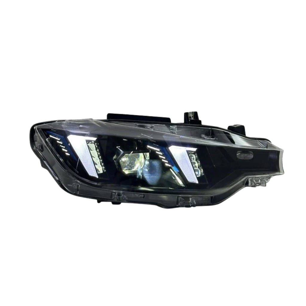 BMW F30 3 Series 12-19 Snake Eyes Style LED Headlights (White)