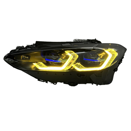 BMW G80 M3 G82 M4 G22 4 Series 21+ Laser Style LED Headlights (White/Yellow/Amber)