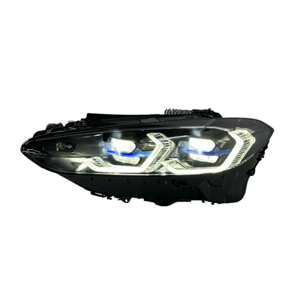 BMW G80 M3 G82 M4 G22 4 Series 21+ Laser Style LED Headlights (White/Yellow/Amber)