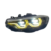 BMW F80 M3 F82 M4 F32 Coupe LCI Style LED Projector Headlights (White/Yellow)