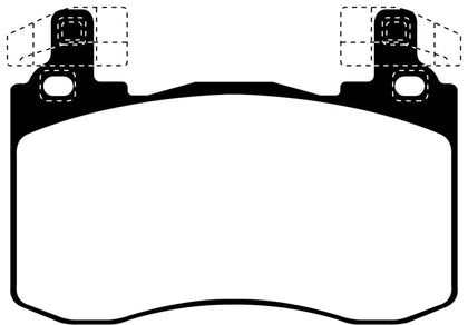 EBC 2019+ Genesis G70 2.0L Turbo (Brembo) Greenstuff Front Brake Pads