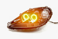 2005-2013 Chevrolet Corvette Halo 70mm Red (four)