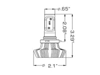 Oracle 9006 4000 Lumen LED Headlight Bulbs (Pair) - 6000K SEE WARRANTY