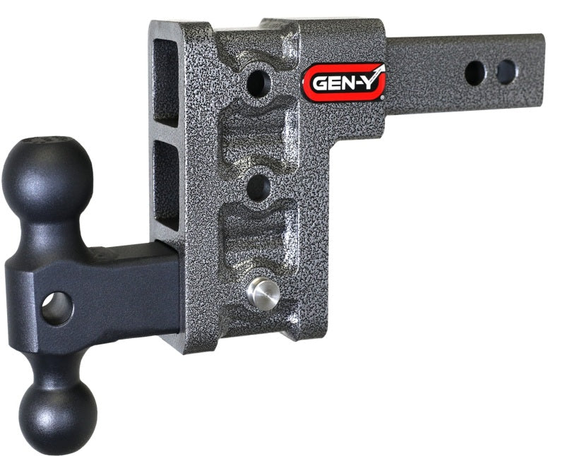 Gen-Y Mega Duty 2in Shank 5in Drop 1.5K TW 10K Hitch w/GH-031 Dual-Ball