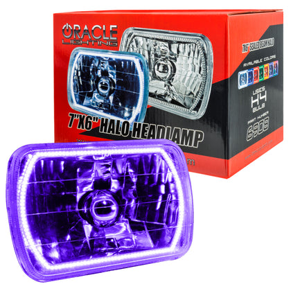 Oracle Pre-Installed Lights 7x6 IN. Sealed Beam - UV/Purple Halo SEE WARRANTY