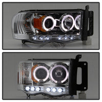 Spyder Dodge Ram 1500 02-05/Ram 2500 03-05 Projector Headlights LED Halo LED Chrm PRO-YD-DR02-HL-C