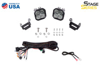 Diode Dynamics 2021 Ford Bronco Sport SS3 LED Ditch Light Kit - White Combo