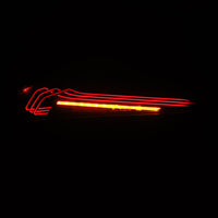 AlphaRex 20-24 Toyota Supra LUXX-Series Laser Style LED Tail Lights Alpha-Black