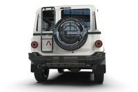 Rally Armor 23-25 Ineos Grenadier Black Mud Flap - Metallic Black Logo