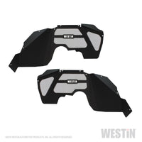 Westin 07-18 Jeep Wrangler JK Inner Fenders - Front - Textured Black