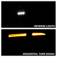 Spyder 08-14 Subara Impreza WRX Hatchback LED Tail Lights Seq Signal Black ALT-YD-SI085D-SEQ-BK