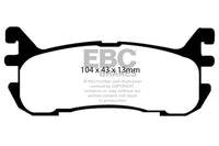 EBC 97-02 Ford Escort 2.0 Redstuff Rear Brake Pads