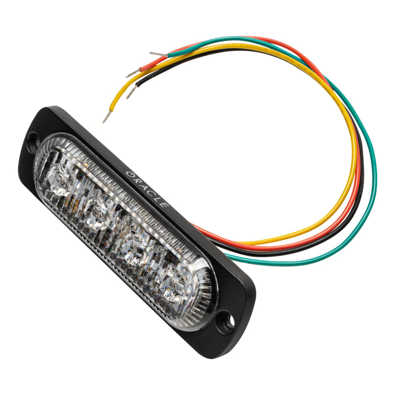 Oracle 4 LED Dual Color Slim Strobe - Amber/White SEE WARRANTY