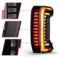 ANZO 22-24 Toyota Tundra Z-Series Full LED Tail Lights Smoke Lens Init/SeqSig- Pair