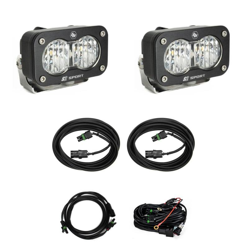 Baja Designs 23-24 Ford F250/F350 Super Duty S2 Sport Dual Reverse Light Kit w/ Toggle