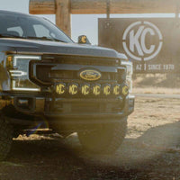 KC HiLiTES 2017+ Ford Super Duty Gravity LED Pro6 7-Light Bar Kit - Front Bumper